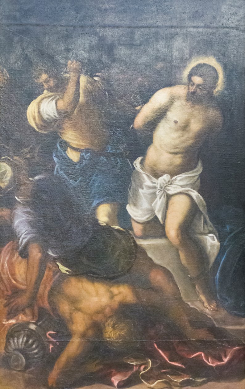 The Flagellation, n. 1598 (öljy kankaalle) od Domenico Robusti Tintoretto