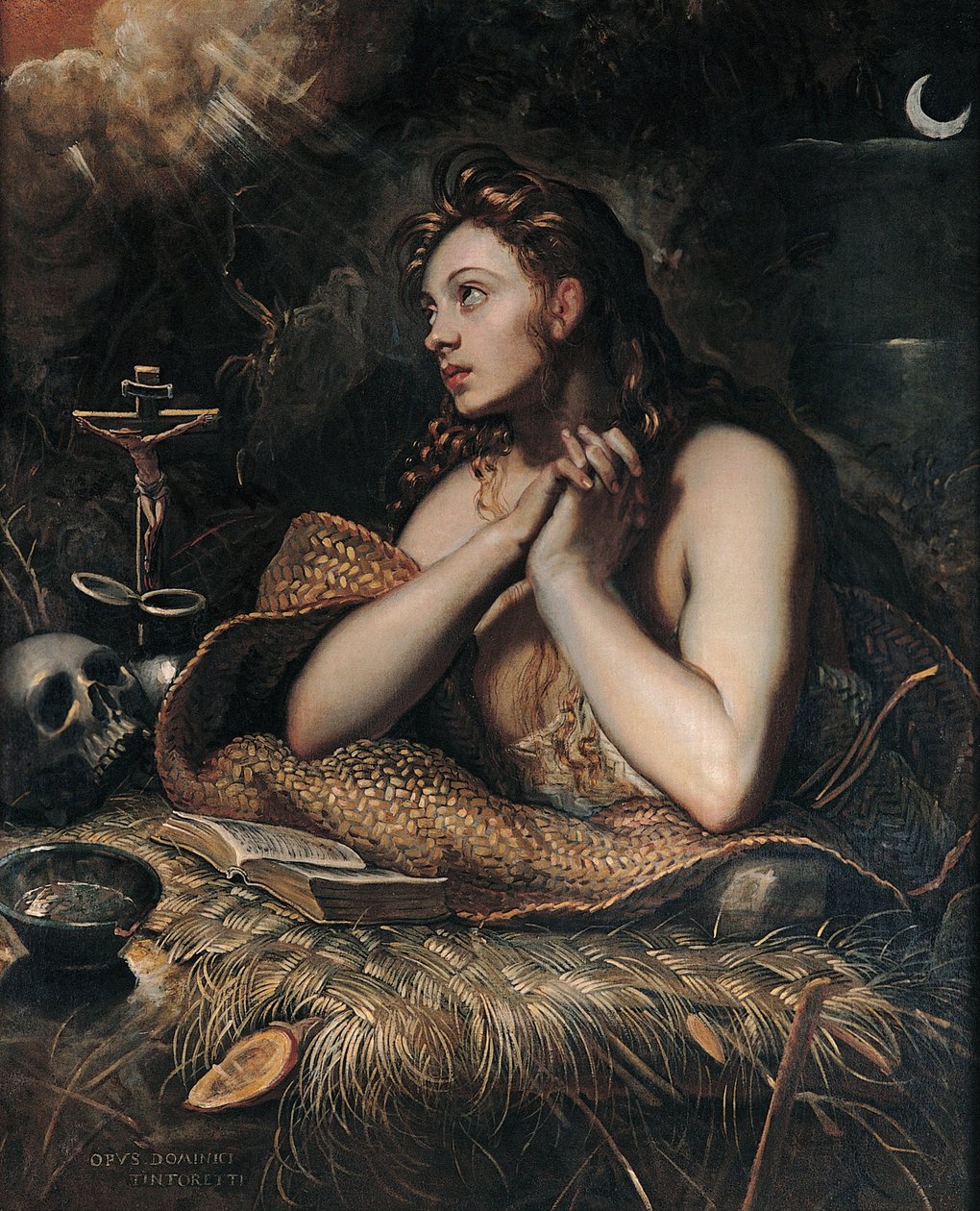 Kajícnice Magdalena, kolem roku 1600 od Domenico Robusti Tintoretto