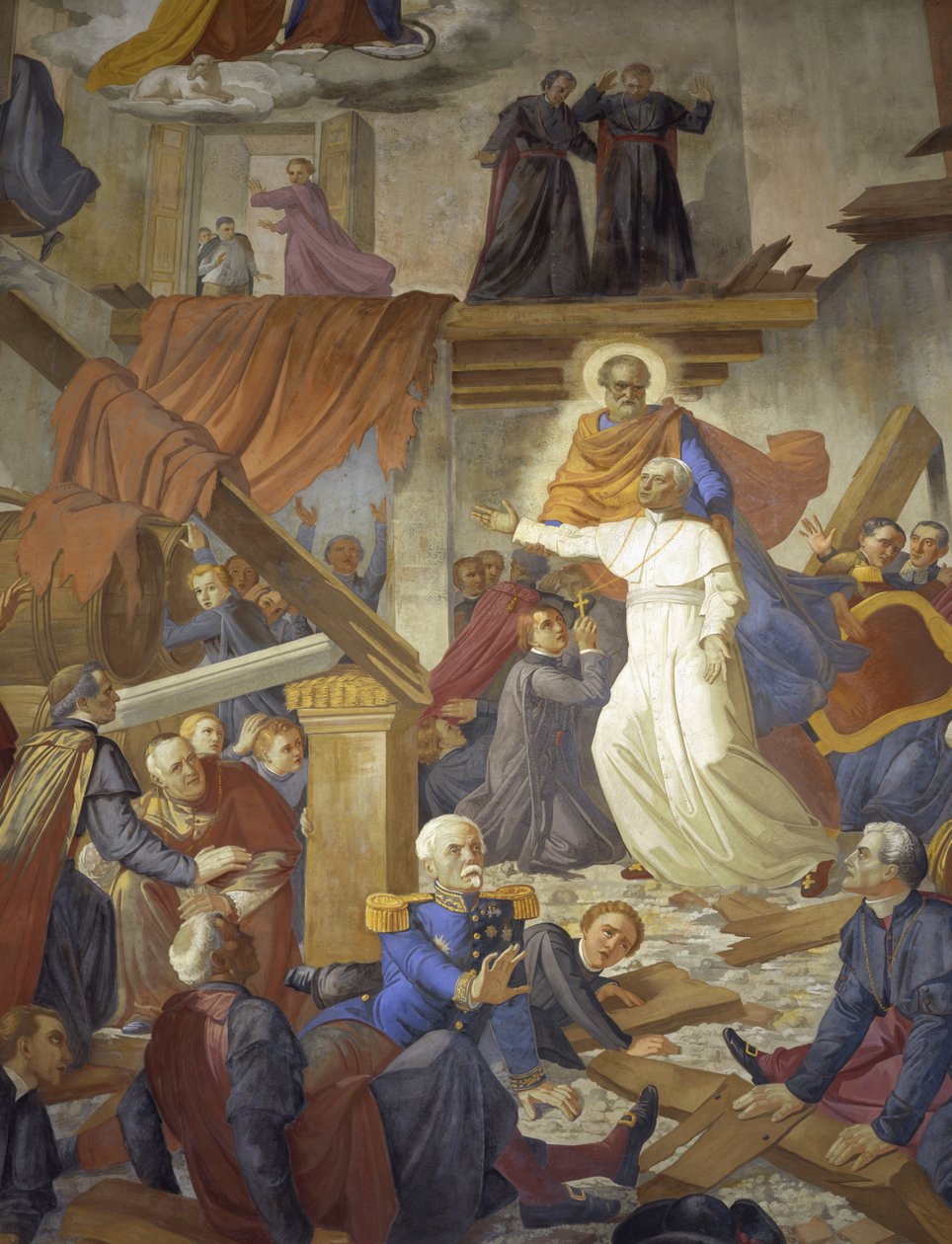 Pád Pia IX od Domenico Tojetti