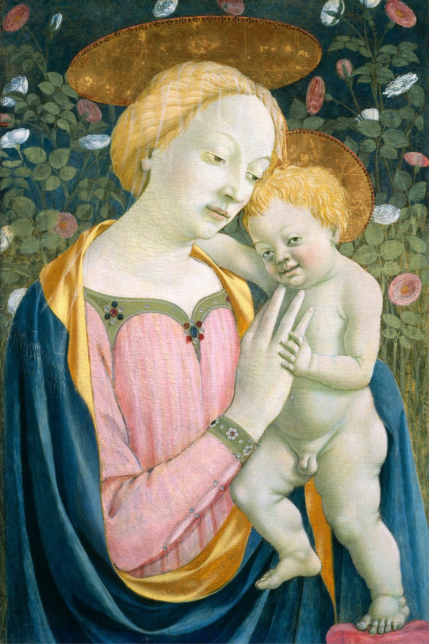 Madonna a dítě, c. 14451450. od Domenico Veneziano