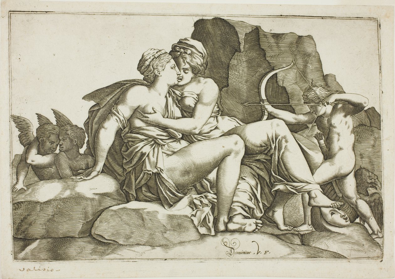 Jupiter a Callisto od Domenico Vito