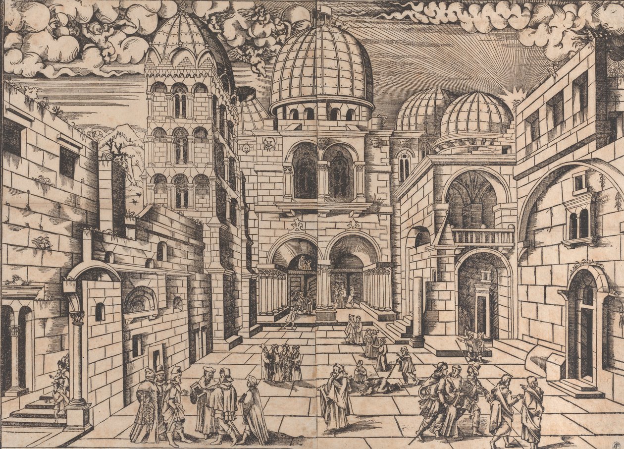 Kostel Božího hrobu, Jeruzalém, ca. 1546. od Domenico dalle Greche