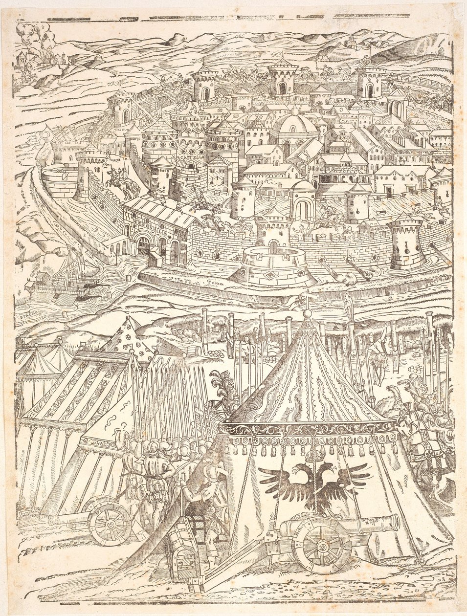 Zajetí Golety v Tunisu Carlem V od Domenico dei Franceschi