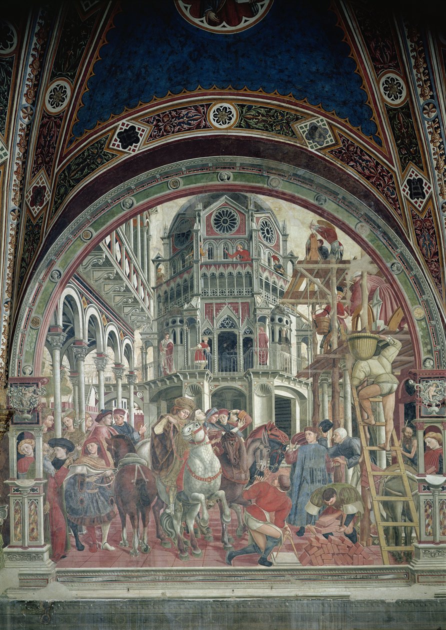 Rozšíření nemocnice, c.1442-43 od Domenico di Bartolo