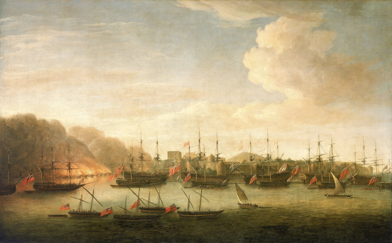 Dobytí Geriáše, únor 1756 od Dominic Serres