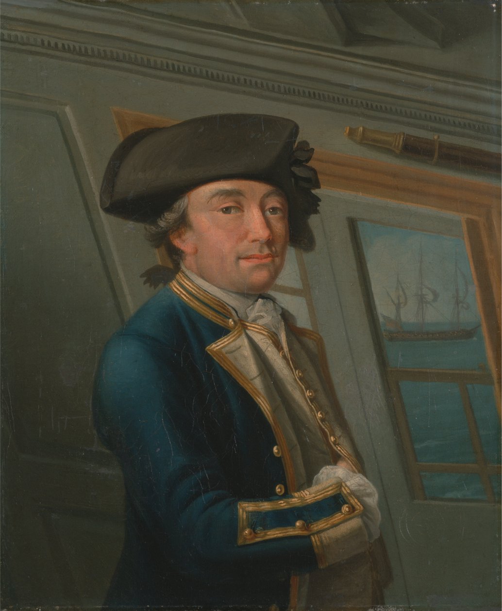 Kapitán William Locker od Dominic Serres RA
