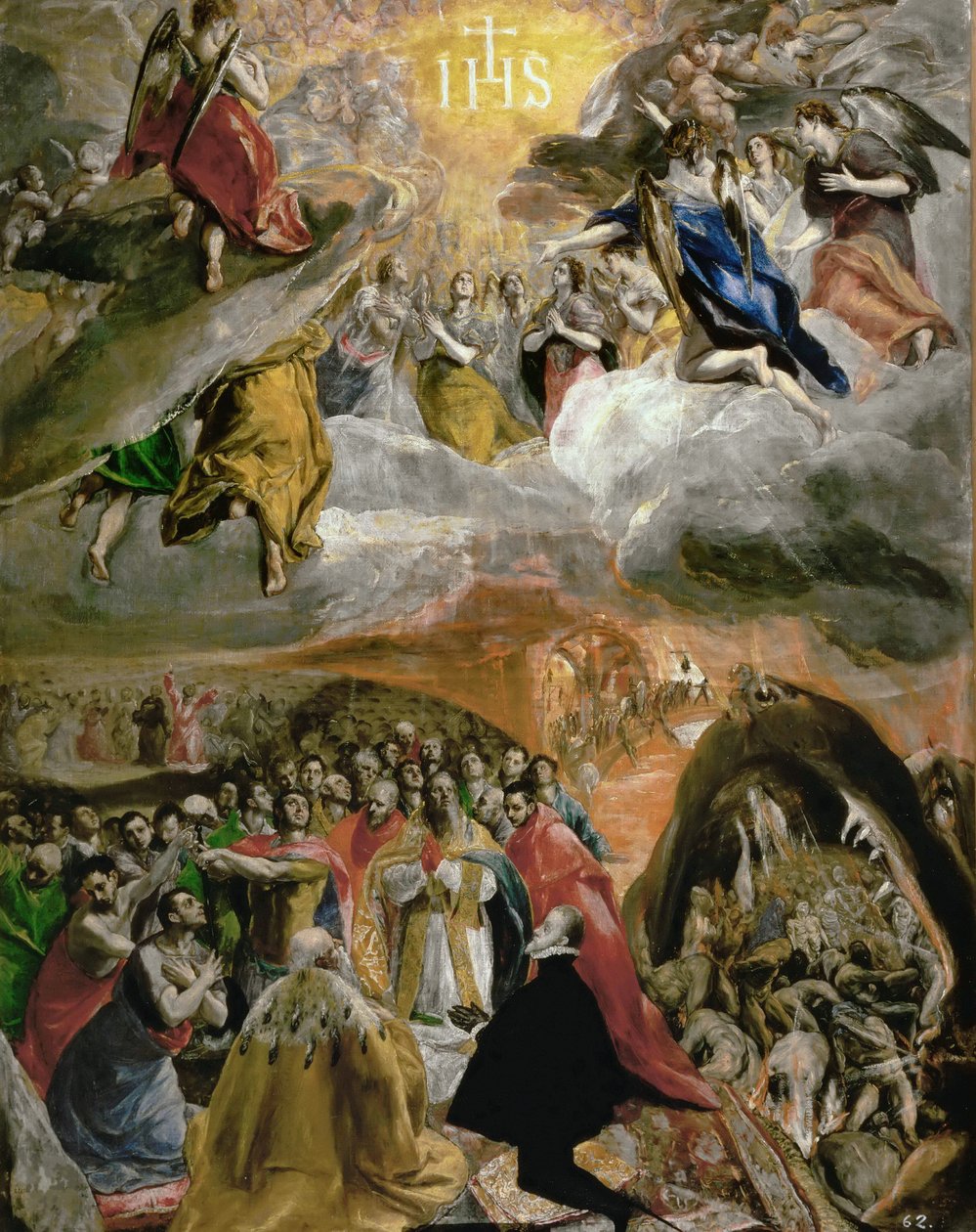 Klanění svatého jména Ježíš, 1577-1579. od Dominico El Greco