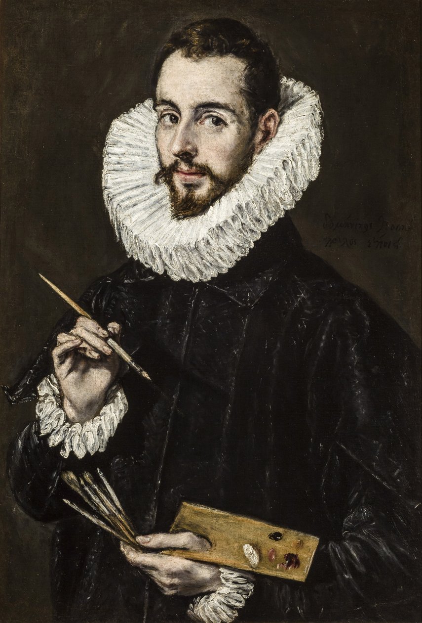 Portrét Jorge Manuela Theotokopoulose 1578-1631, kolem 1600-1605. od Dominico El Greco