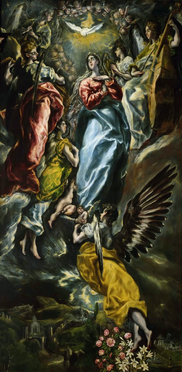 Neposkvrněné početí Panny Marie, c. 1608-1610. od Dominico El Greco