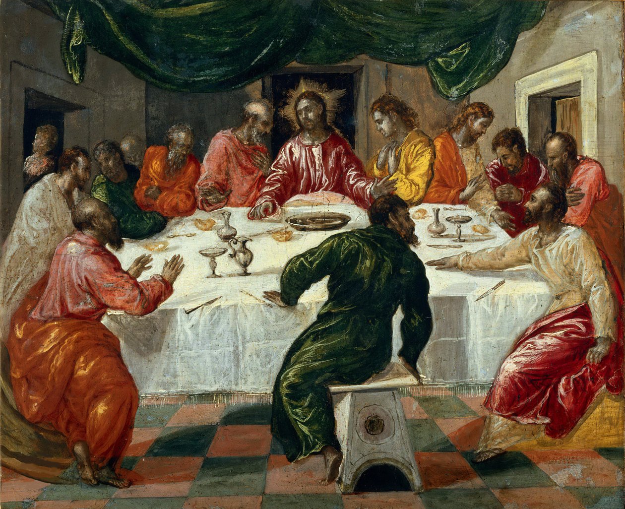 Poslední večeře, 1568. od Dominico El Greco