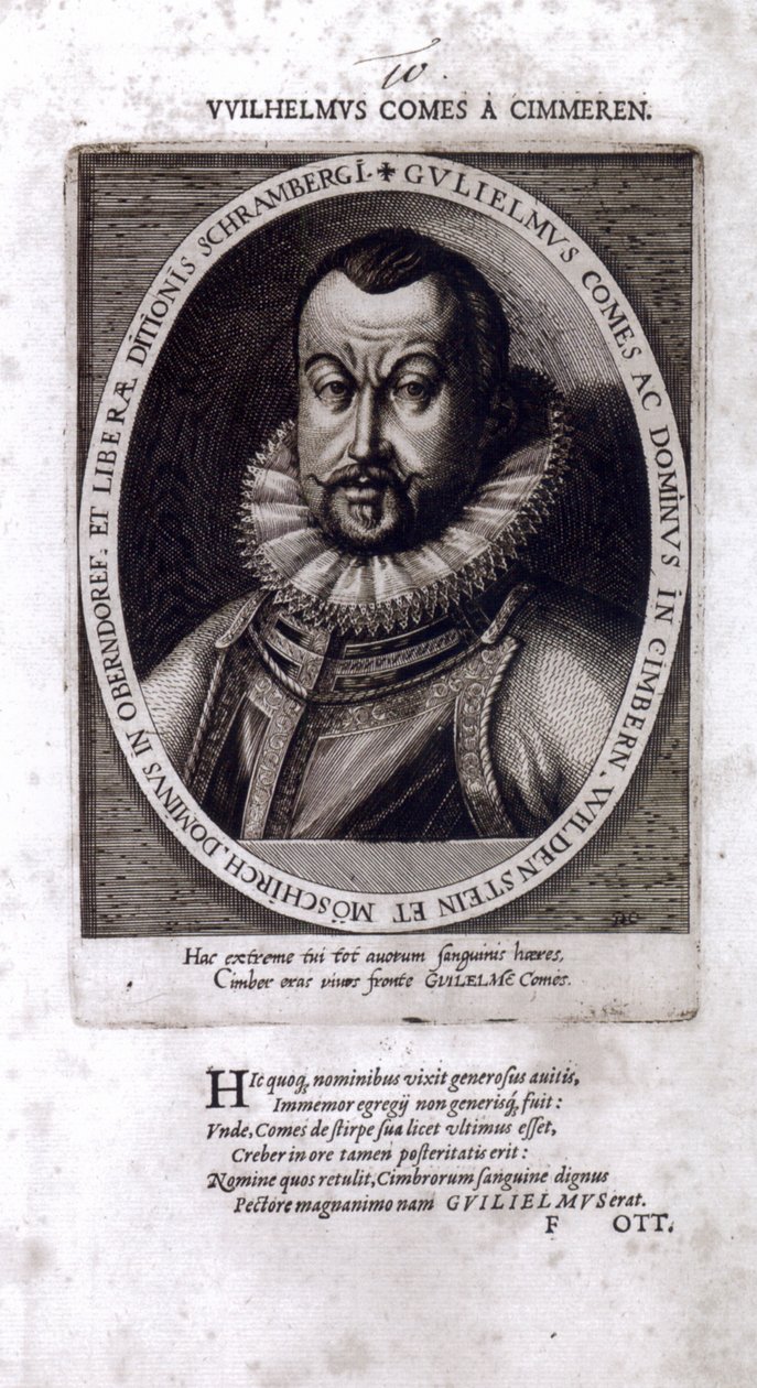Wilhelm von Zimmer, poslední hrabě ze Zimmeru od Dominicus or Custodis Custos