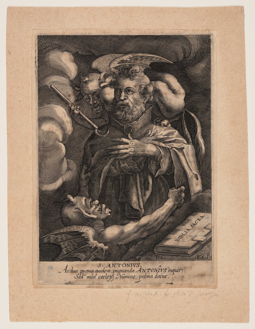 Svatý Antonín od Dominicus Custos