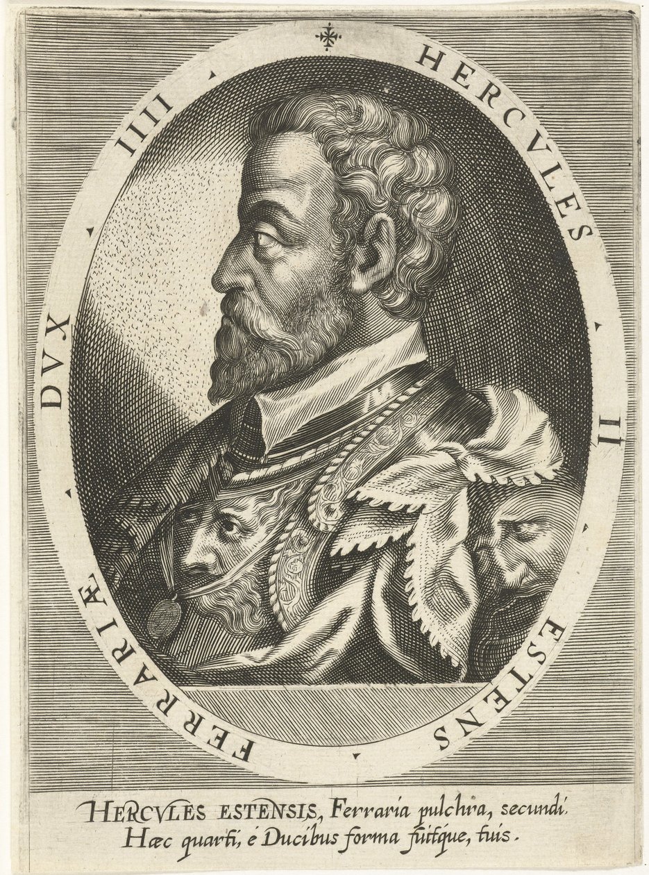 Ercole II dEste 1508-1559, vévoda z Ferrary, Modena a Reggio, ca. 1600 od Dominicus or Custodis Custos