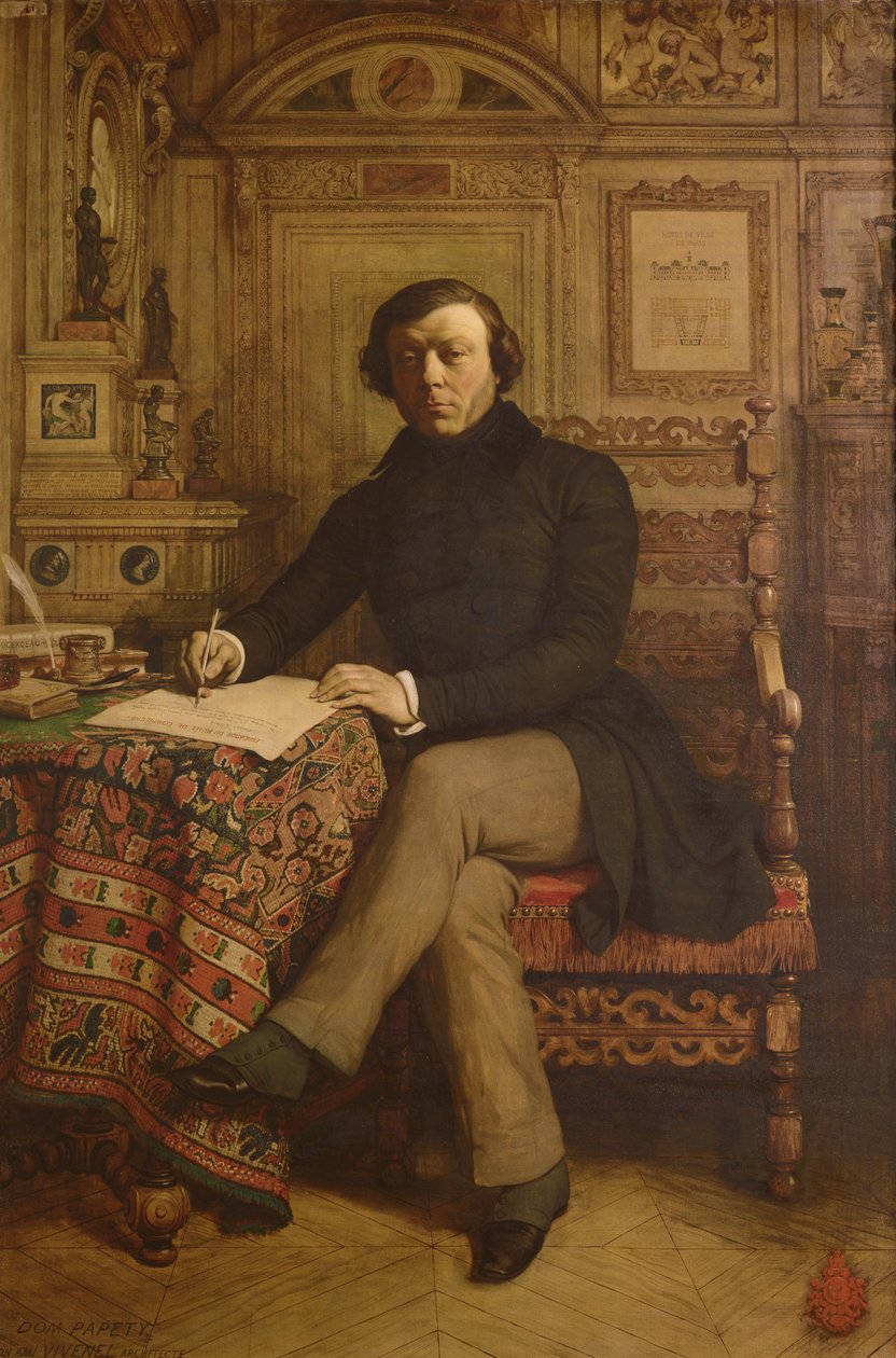 Portrét Antoina Vivenela (1799-1862) od Dominique Louis Papety