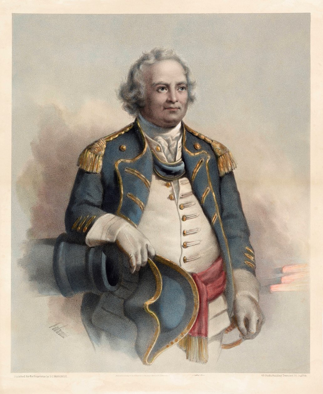 Generálmajor Israel Putnam, hospoda. 1864 od Dominique C. Fabronius