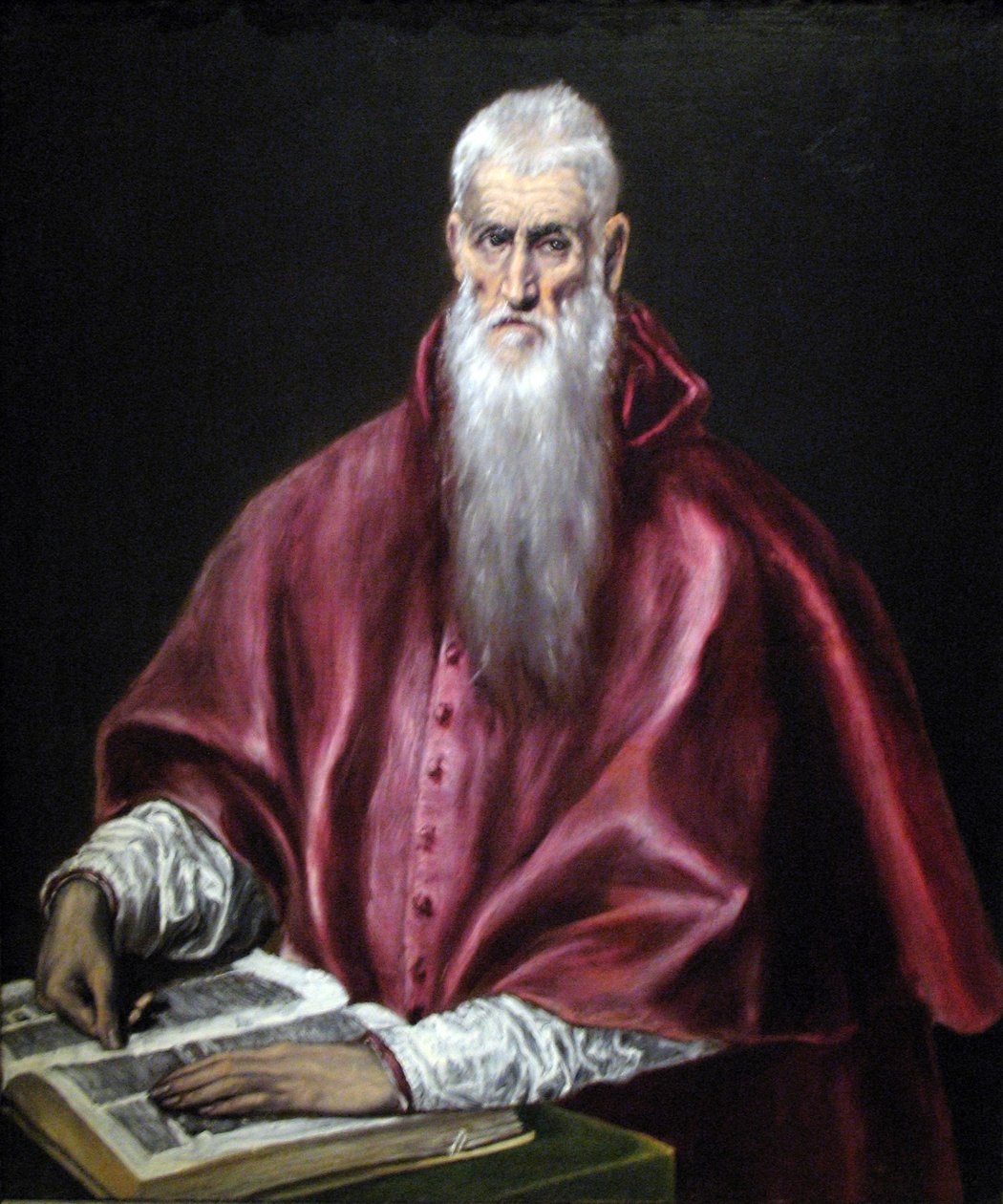 Svatý Jeroným jako student od El Greco