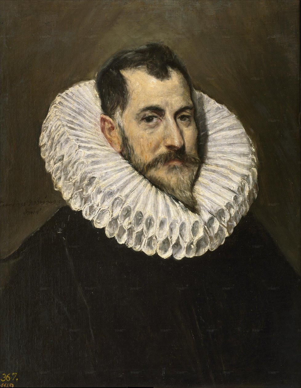 Portrét neznámého gentlemana od El Greco