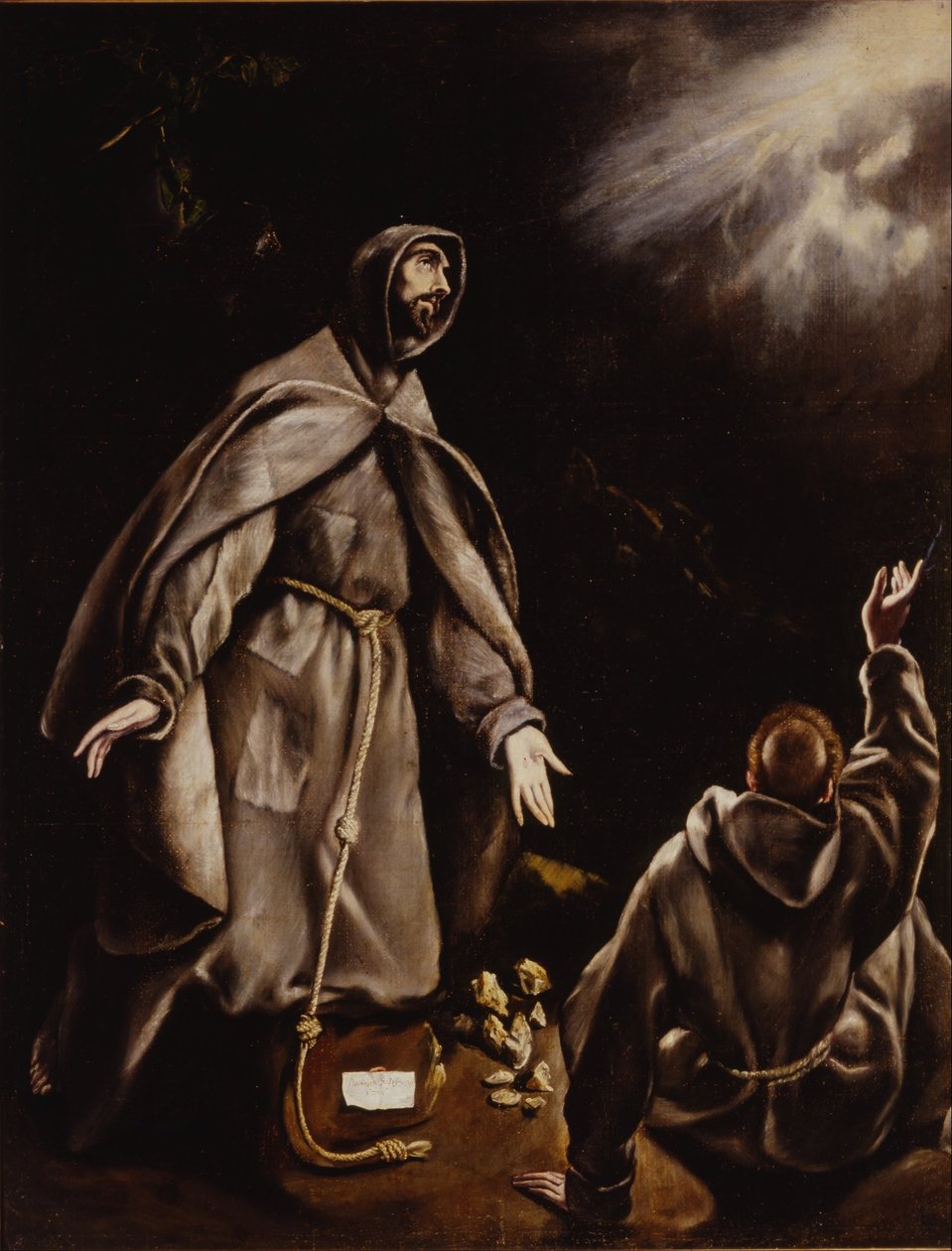 Svatý František v extázi od El Greco