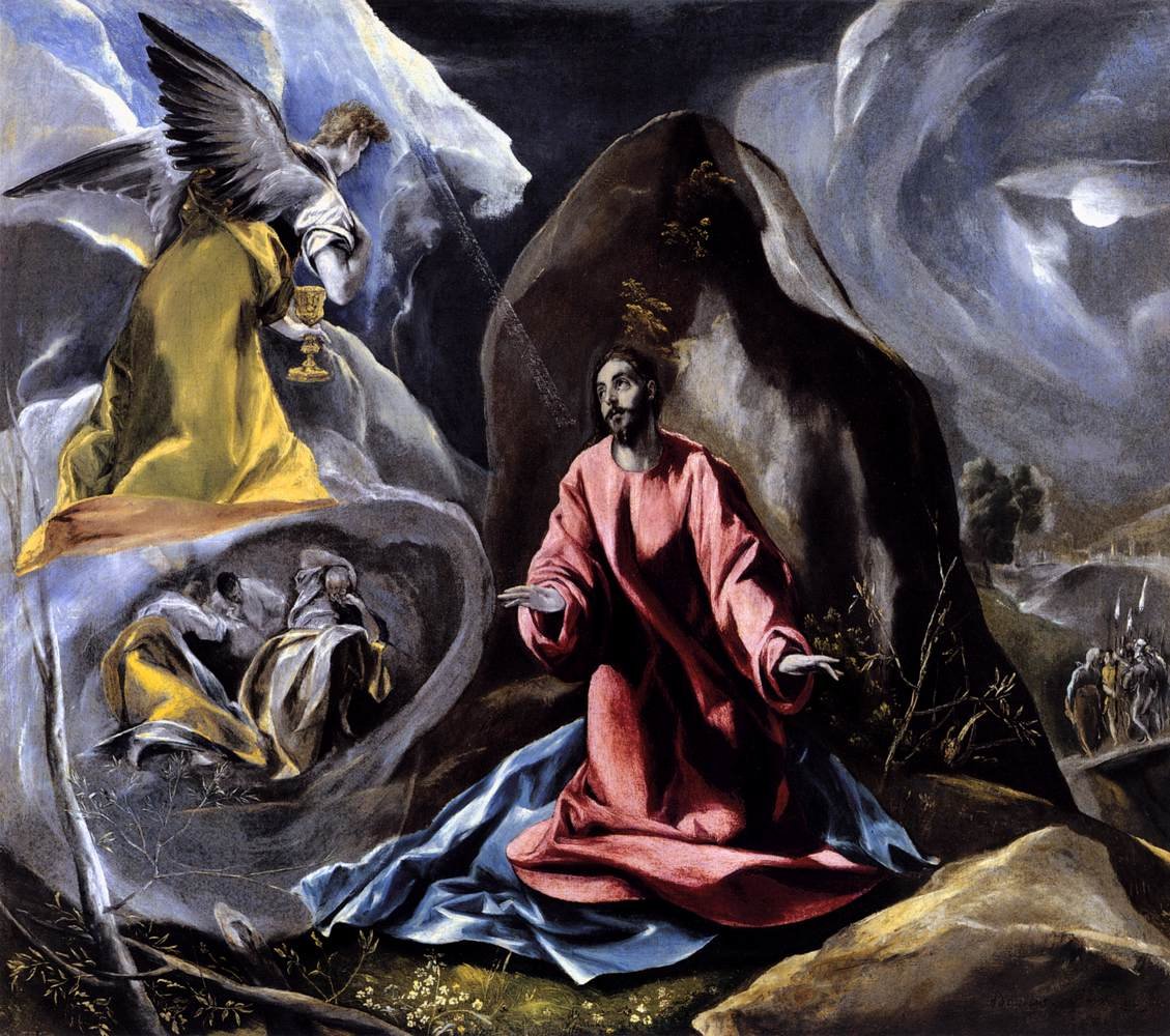 Agónie v zahradě od El Greco