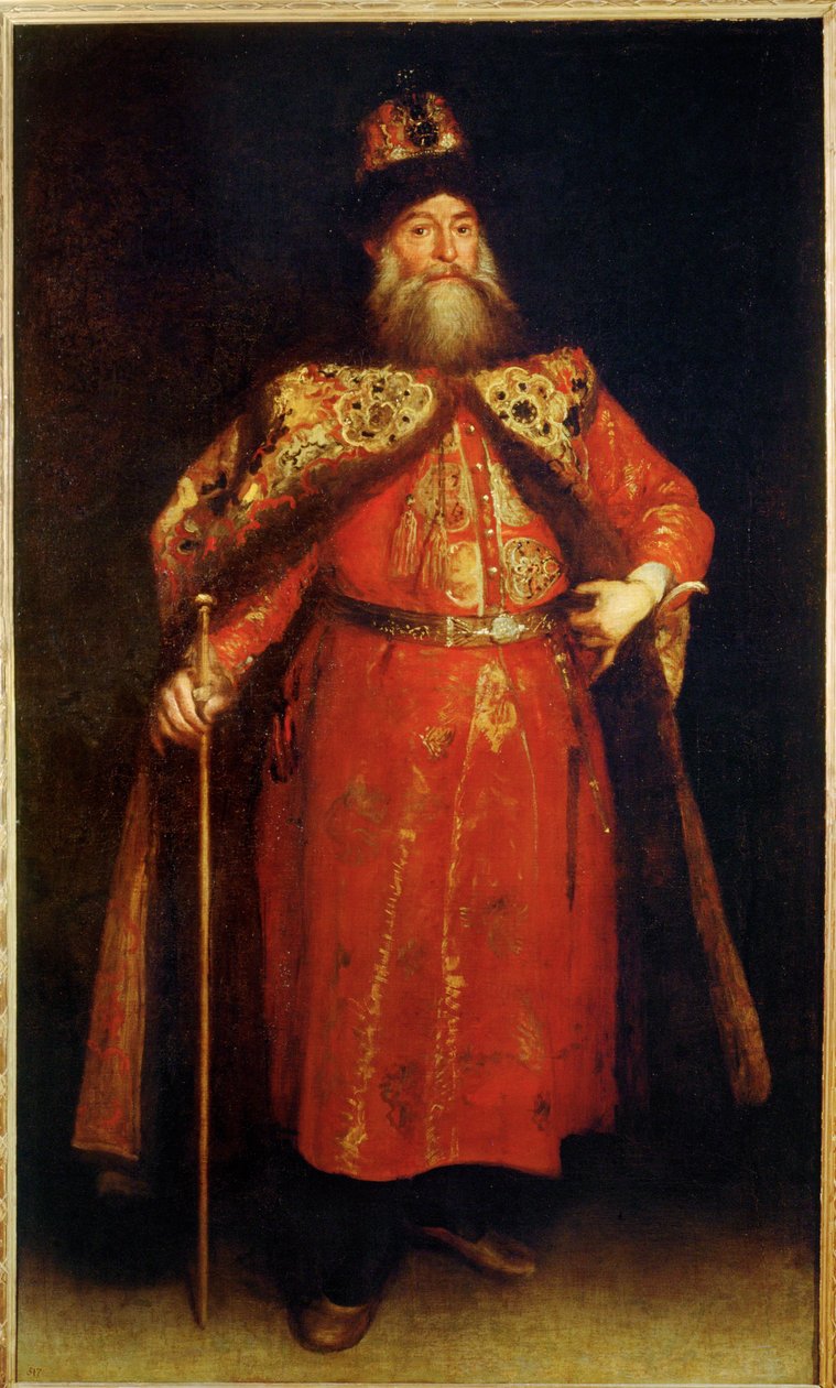 Ruský velvyslanec Petr Ivanovič Potěmkin (malba na plátně) od Don Juan Carreno de Miranda