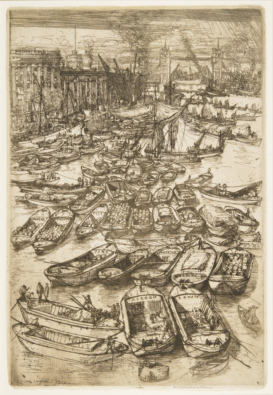 Bazén, 1910 od Donald Shaw MacLaughlan