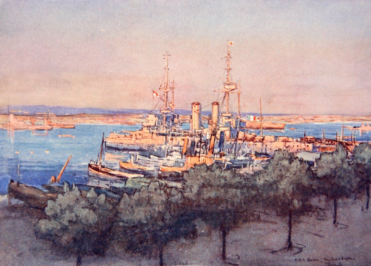 H.M.S. Queen, Trawlers and Drifters, Taranto, ilustrace z 