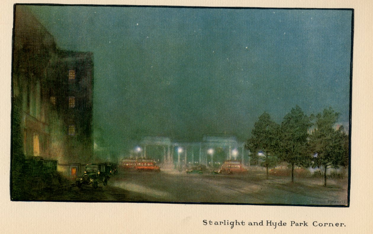 Starlight a Hyde Park Corner, z knihy "The New Lights o