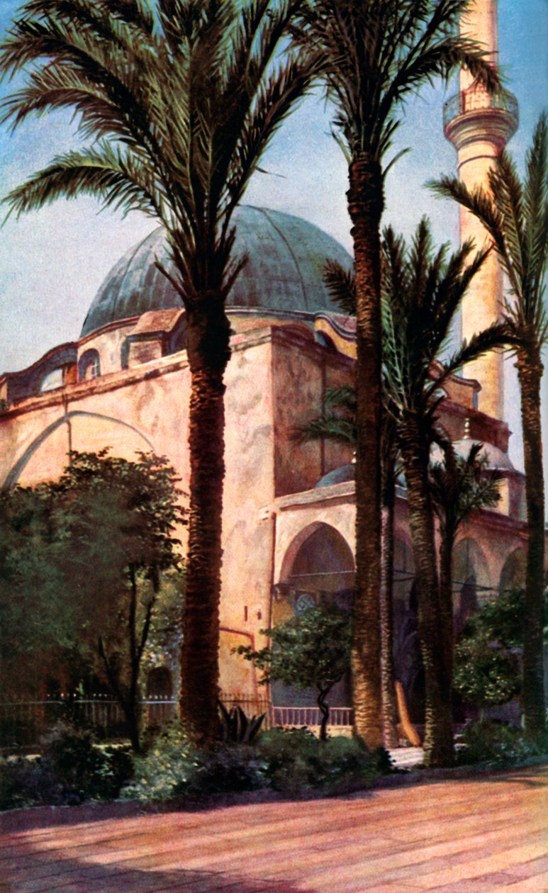Mešita Jezzar Pasha, Acre, Palestina, 30. léta 20. století od Donald McLeish