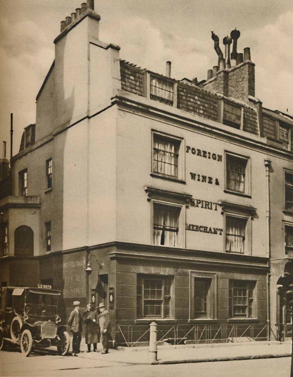 Běžící pěšák, Obrázek Old Mayfair, c1935. od Donald McLeish