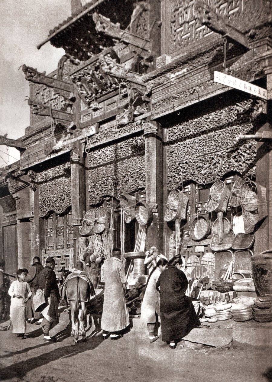 Maloobchodní prodejna, Peking od Donald Mennie