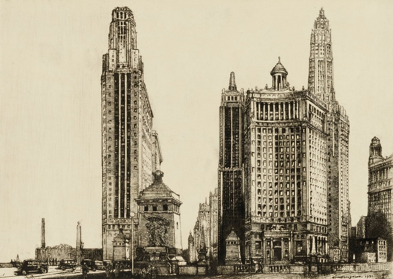 Chicago, brána od Donald Shaw MacLaughlan