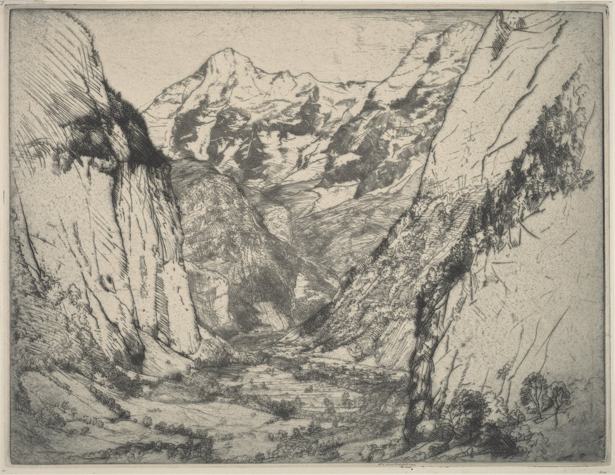 Lauterbrunnen od Donald Shaw MacLaughlan