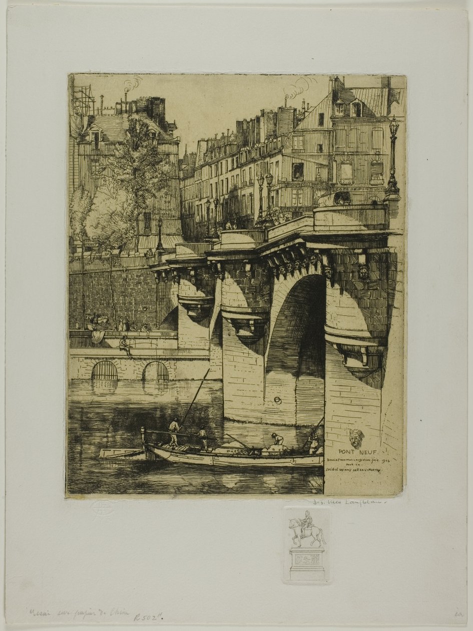 Pont Neuf, Paříž od Donald Shaw MacLaughlan