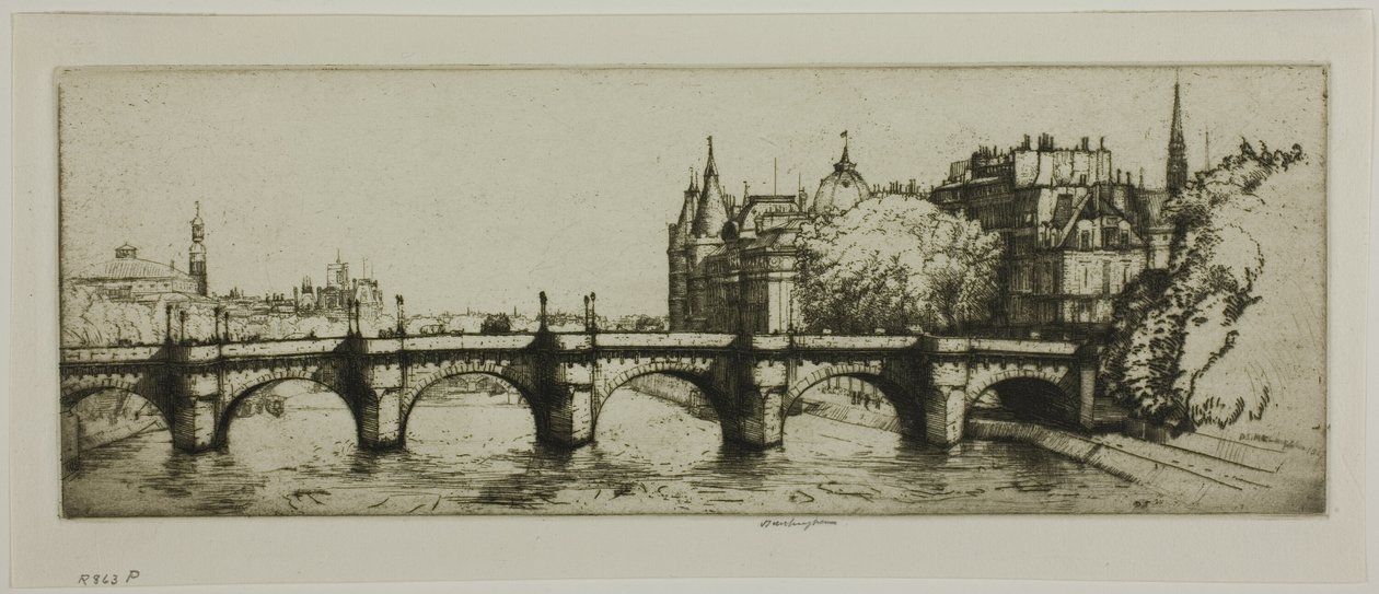 Pont Neuf, Paříž od Donald Shaw MacLaughlan