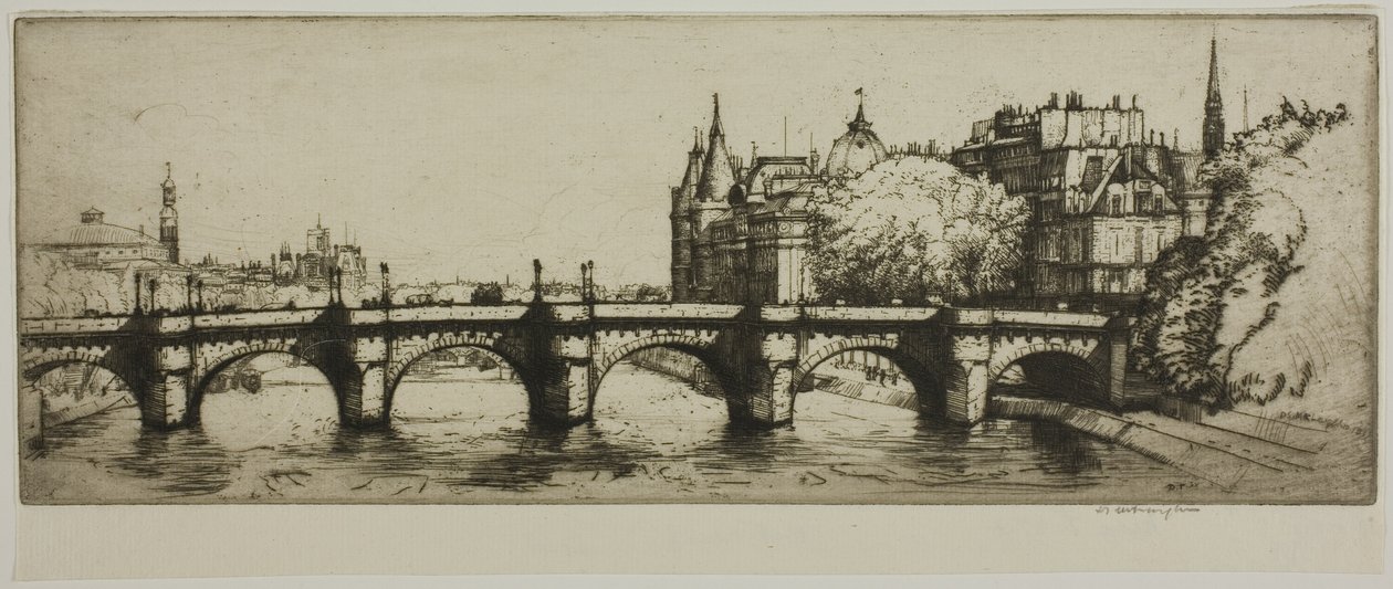Pont Neuf, Paříž od Donald Shaw MacLaughlan