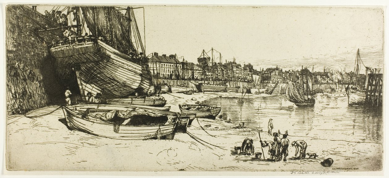 Přístav Boulogne-sur-Mer od Donald Shaw MacLaughlan