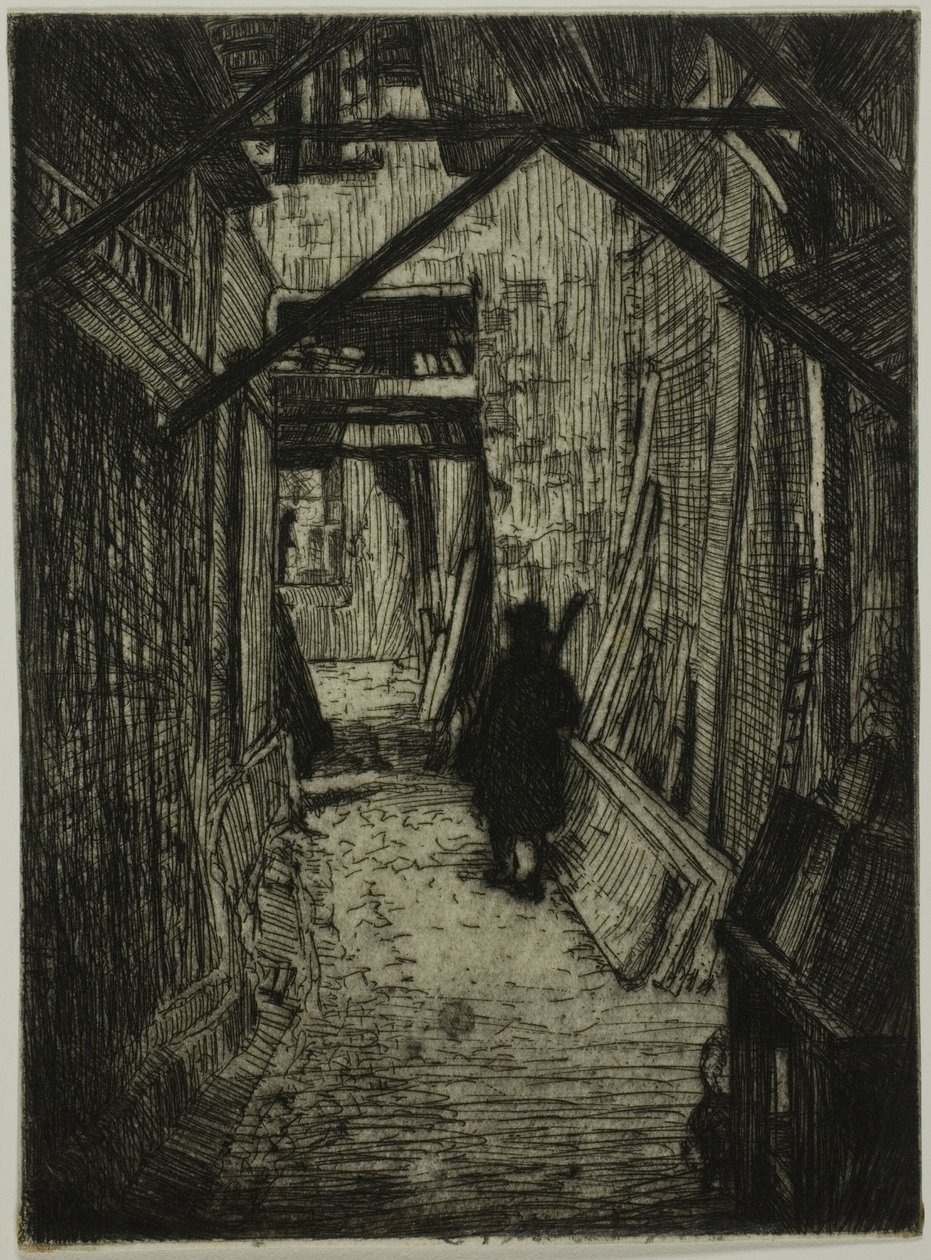 Průchod, Rouen od Donald Shaw MacLaughlan