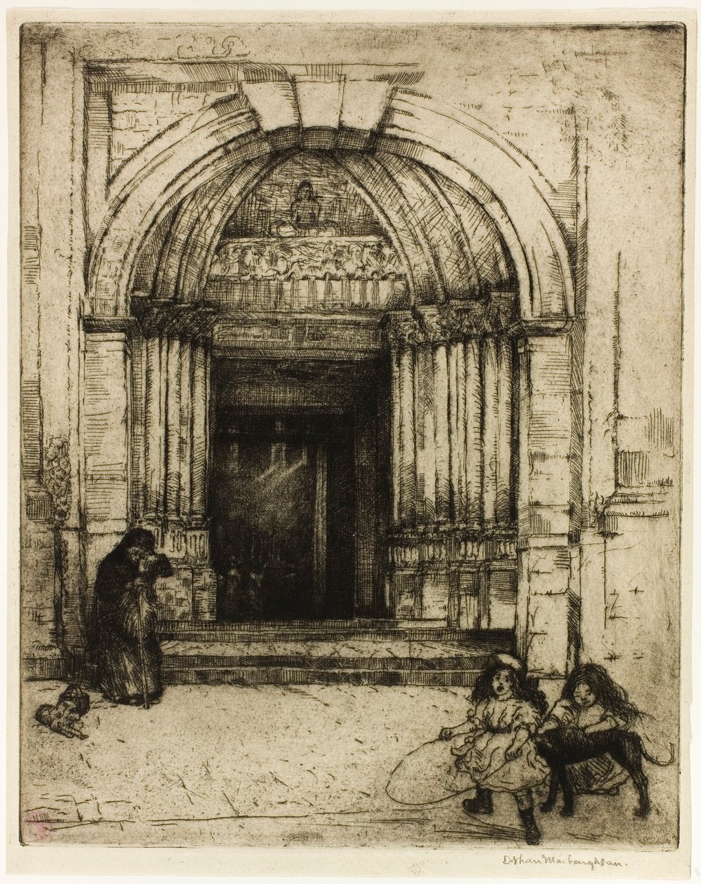 Portál St. Germain-des-Pres od Donald Shaw MacLaughlan