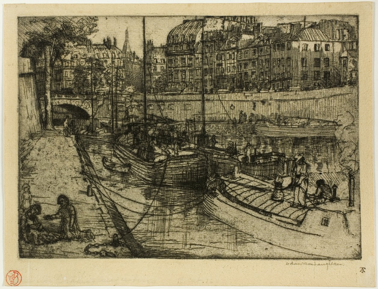 Quai des Grands Augustins od Donald Shaw MacLaughlan