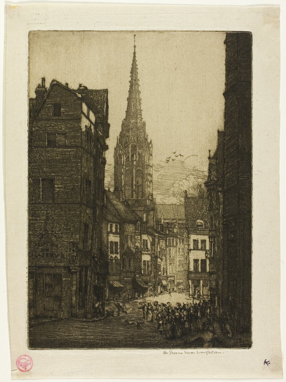 Rue du Chasseur, Rouen od Donald Shaw MacLaughlan