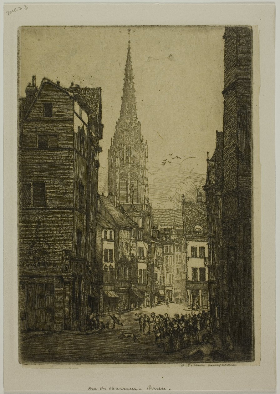 Rue du Chasseur, Rouen od Donald Shaw MacLaughlan