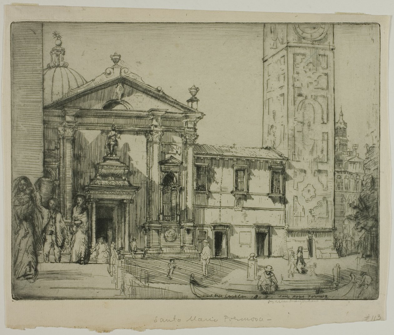 Santa Maria Formosa, Benátky od Donald Shaw MacLaughlan