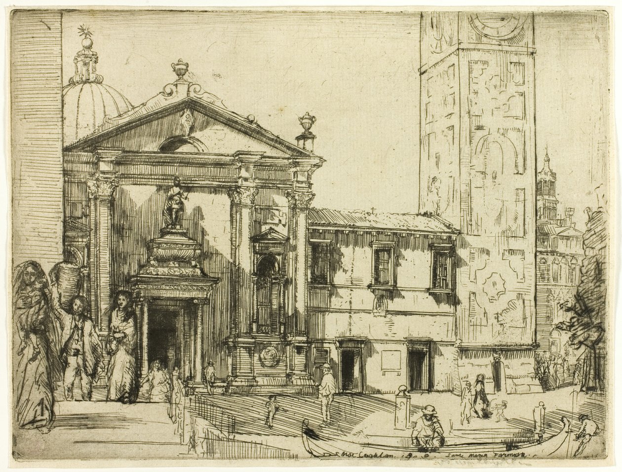 Santa Maria Formosa, Benátky od Donald Shaw MacLaughlan