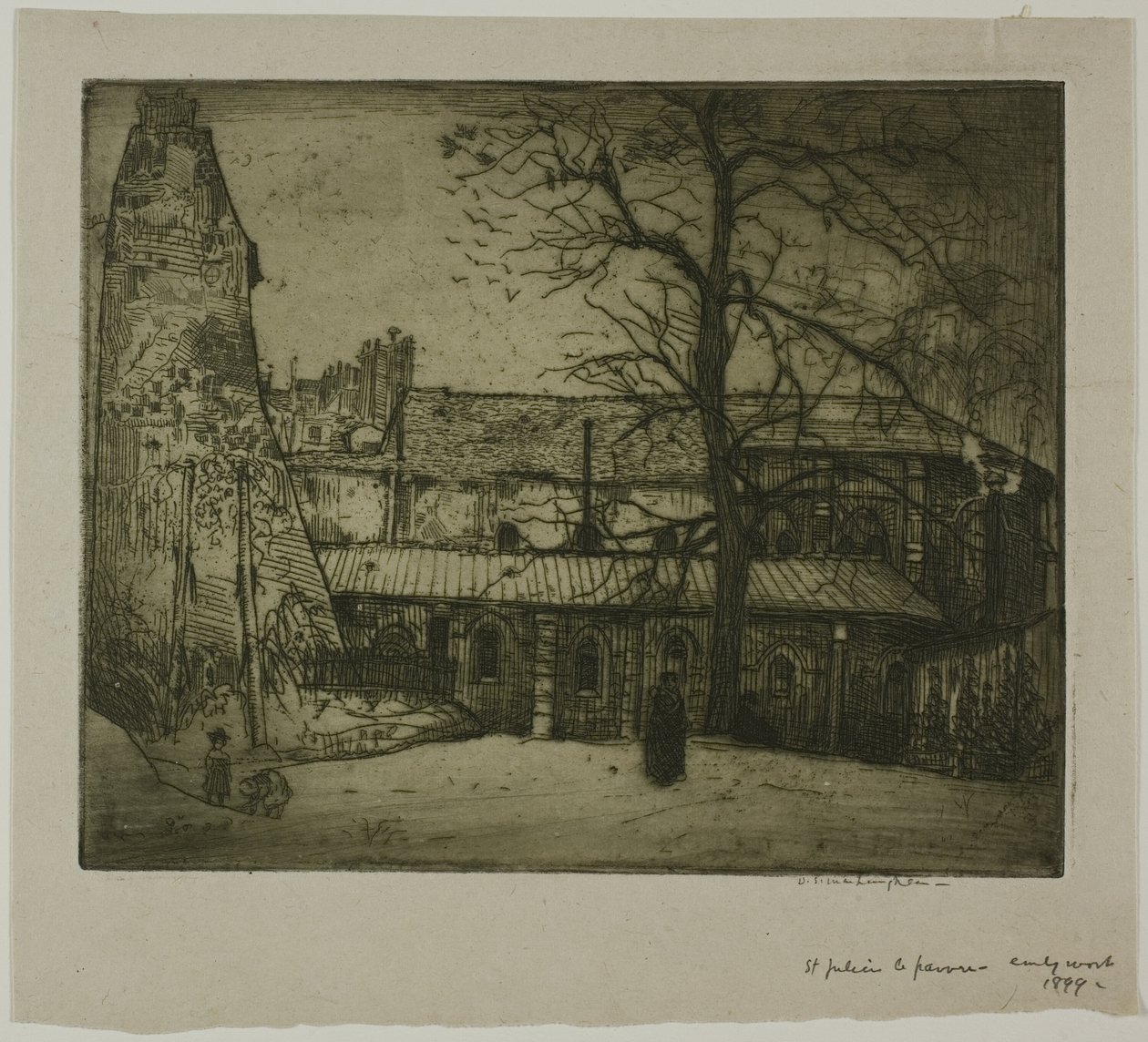 St. Julien-le-Pauvre od Donald Shaw MacLaughlan