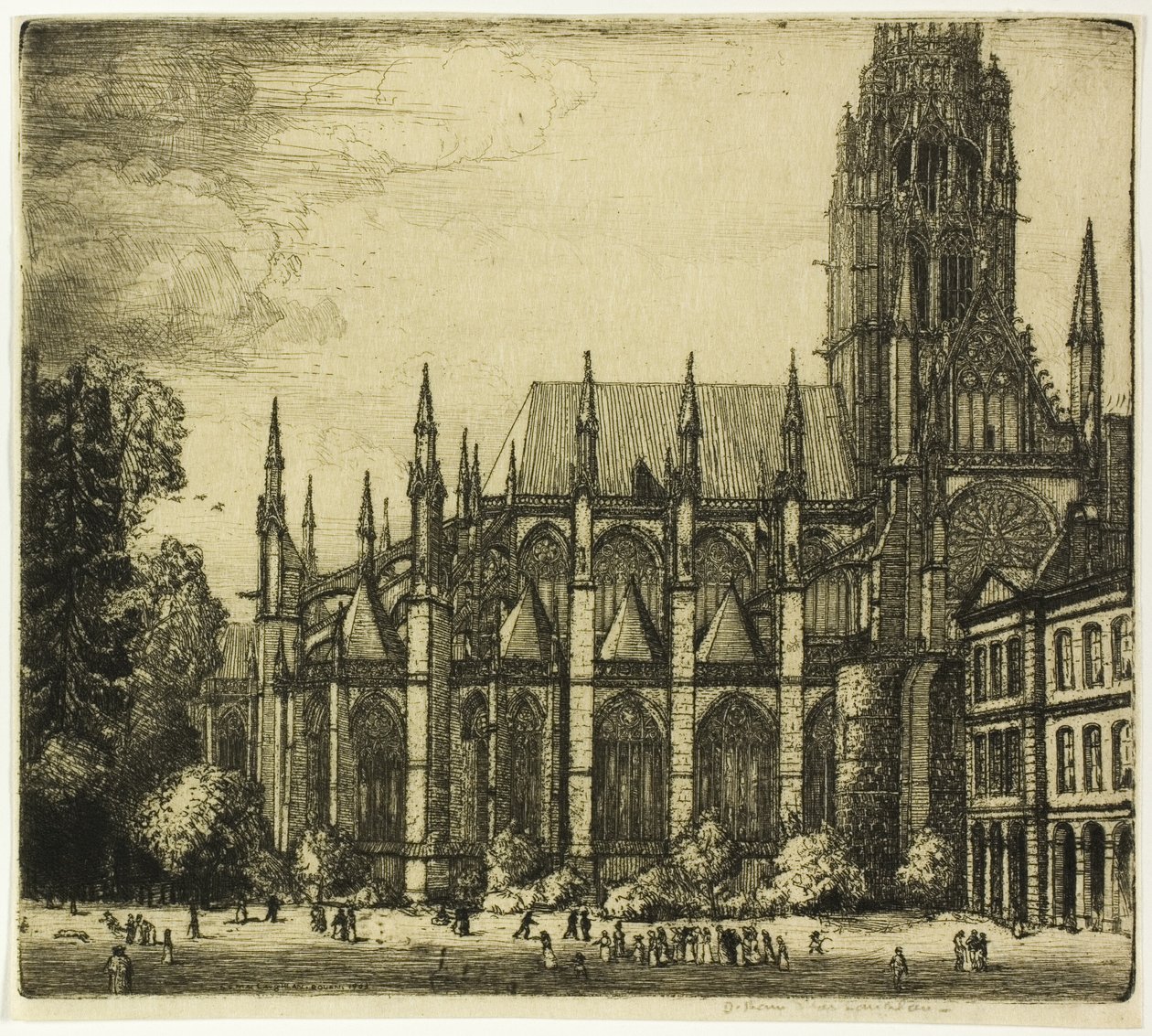 Svatý. Ouen, Rouen od Donald Shaw MacLaughlan