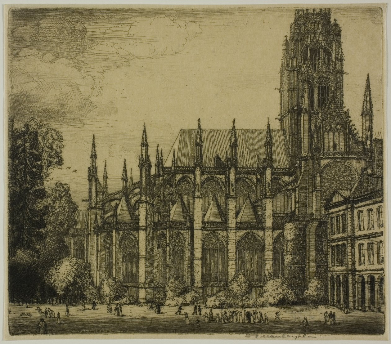 Svatý. Ouen, Rouen od Donald Shaw MacLaughlan