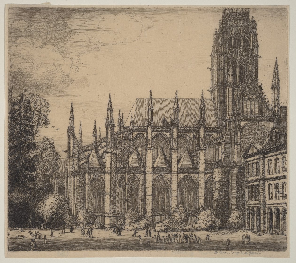 St. Ouen, Rouen od Donald Shaw MacLaughlan