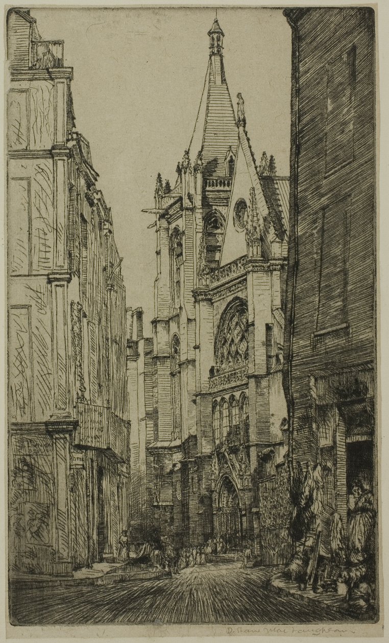 St. Severin, Paříž od Donald Shaw MacLaughlan