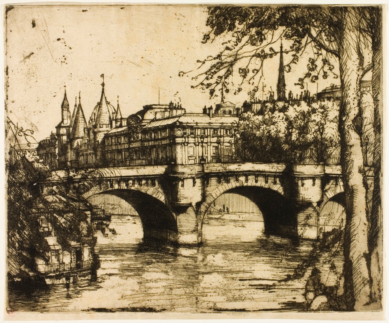 Conciergerie, Paříž od Donald Shaw MacLaughlan