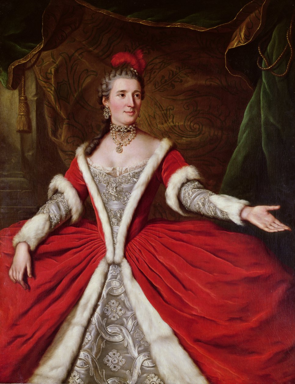 Mademoiselle Dumesnil (1713-1803) od Donat Nonotte